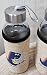 ML Pack de 2 Botella de Agua de Cristal con Funda, cantimplora...