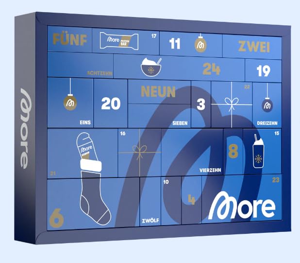 More Nutrition Adventskalender 2025 Fitness Adventskalender Proteinpulver Sport Gesundheit Protein Eiweiß