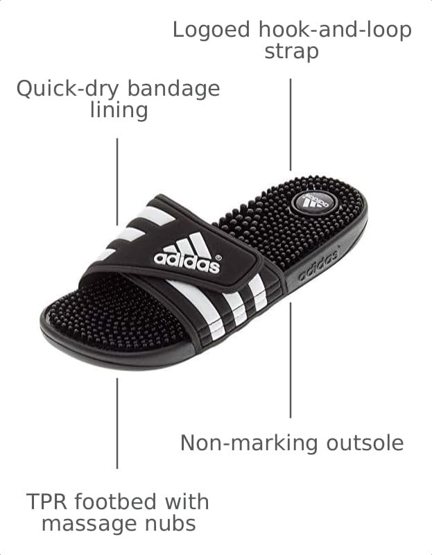 Image of adidas womens Adissage Slides