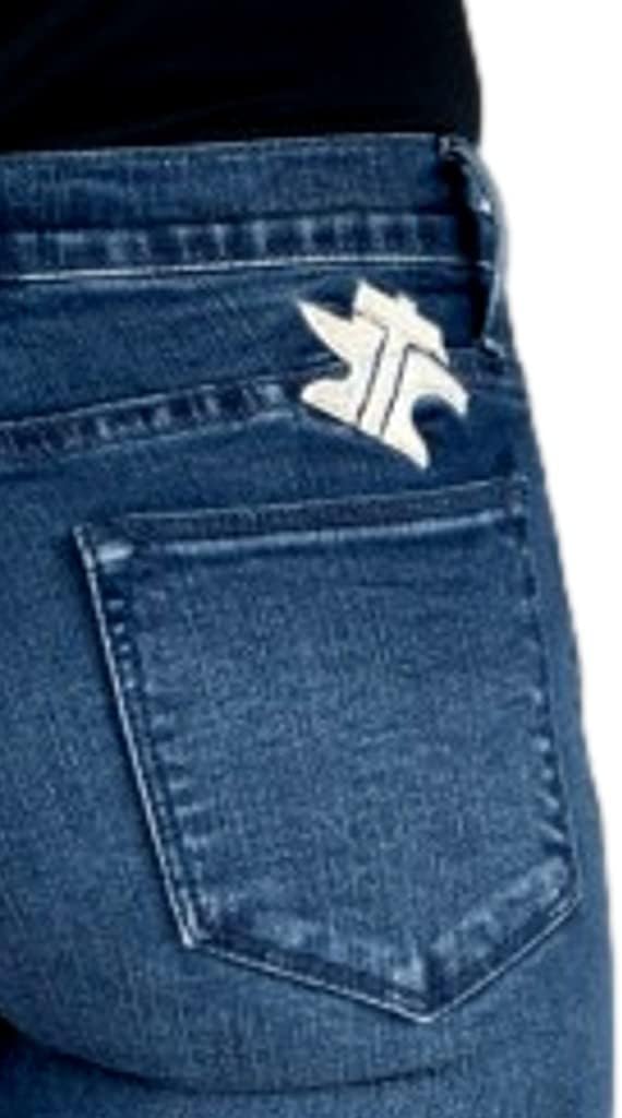 WOMENS TIN HAUL LOGO EMBROIDERY ABOVE BACK POCKET JEANS