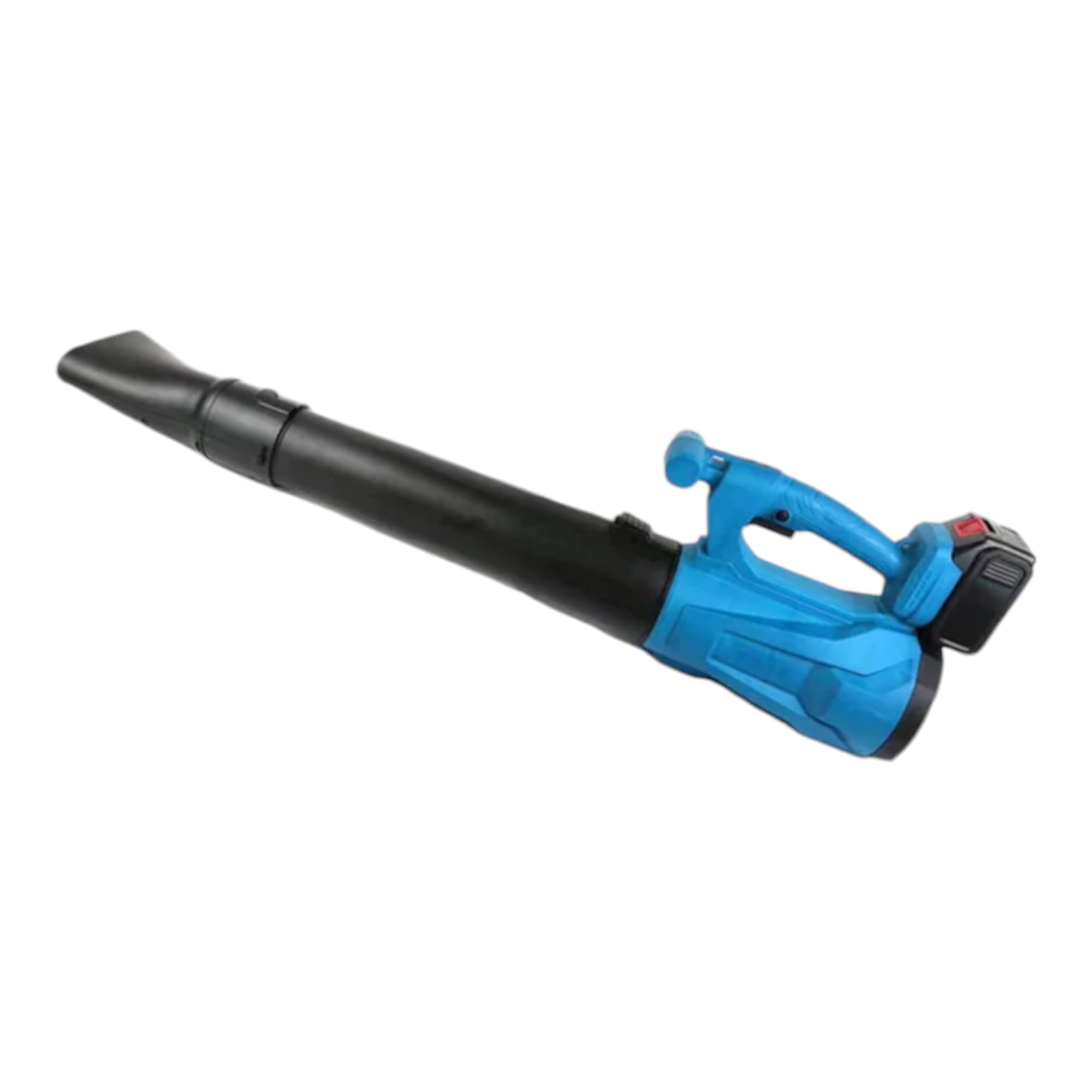 Soplador de 2 baterías de 24 V, 6 velocidades, aire máximo ajustable 400 km/h, 20.000 rpm, soplador eléctrico para hojas y boquillas de 2 secciones para jardín