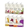 Serenity Kids 6+ Months Baby Food Pouches Puree Made With Ethically Sourced Meats & Organic Veggies | No Sugary Fruits or Added Sugar | Allergen Free | 3.5 Ounce BPA-Free Pouch | Variety Pack | 8 Count