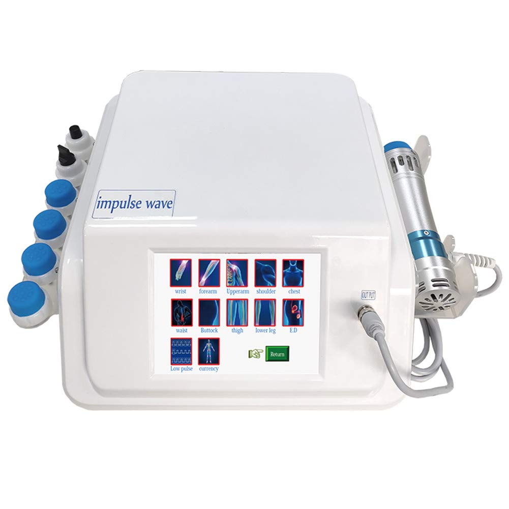 Dispositivo de terapia de ondas de choque, tratamiento de disfunción eréctil profesional alivio del dolor muscular masajeador dispositivo de terapia instrumento de fisioterapia de ondas de choque