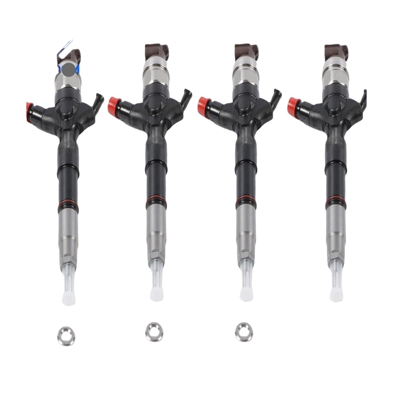 Hsugftmz One Color 4Pcs Fuel Injectors 095000-7780 095000-7781 23670-39316 For / 2.5 3.0 D-4D 1Kd-Ftv 2Kd-Ftv Diesel