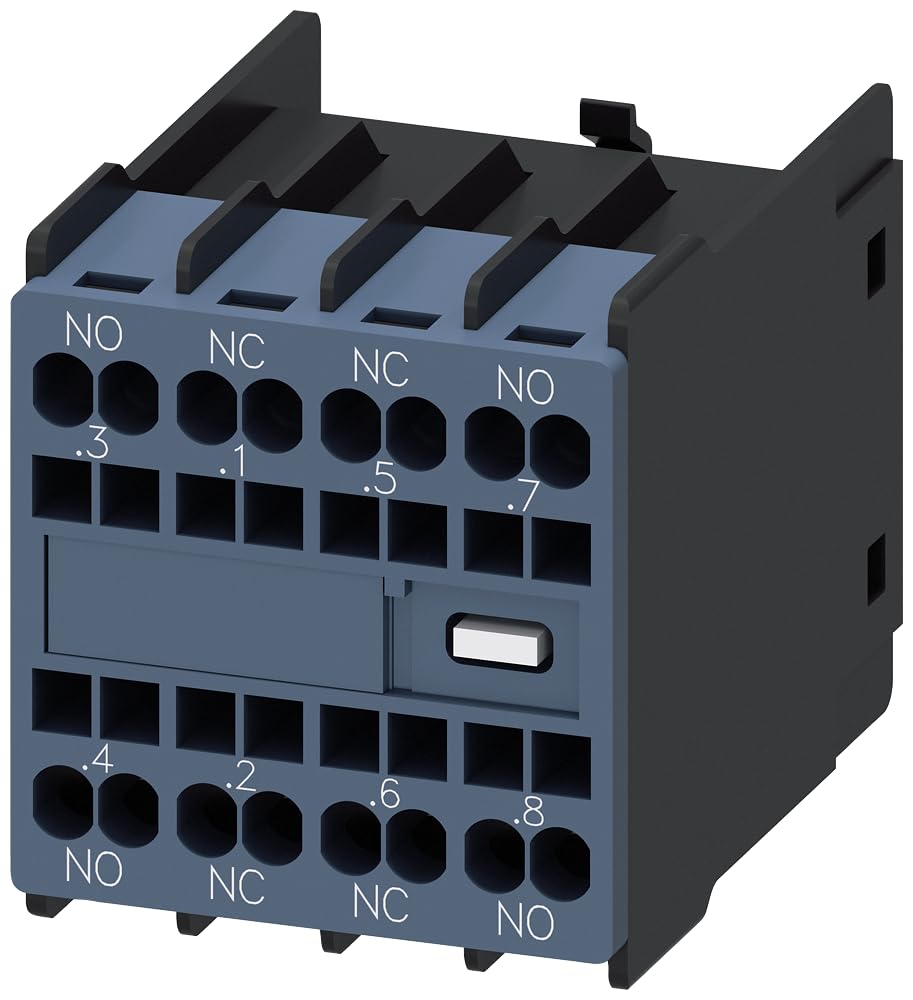 Contact Auxiliaire 11U Siemens 2 Na + 2NC s00-s0 ressort din50005 bloc de commande