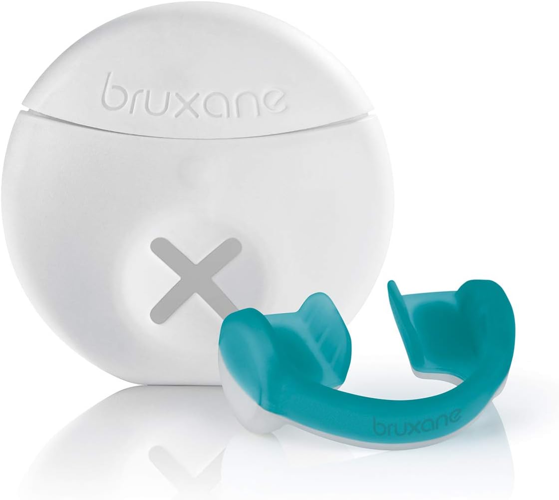 bruXane Férula dental inteligente de 2go, con Biofeedback para el tratamiento del rechinamiento de dientes por la noche, para proteger contra las rodillas, duración de uso de aprox. 2 meses