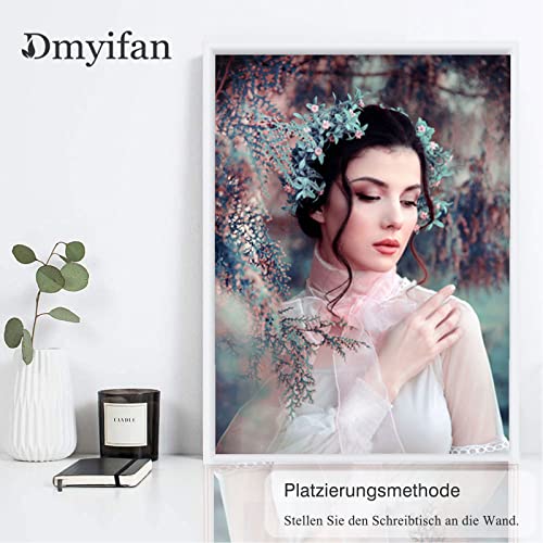 Dmyifan Picture Frame DIN A4 White Set of 5 Photo Frames with Plexiglas, Frame for Standing and Hanging for Photos Portraits - Image 2