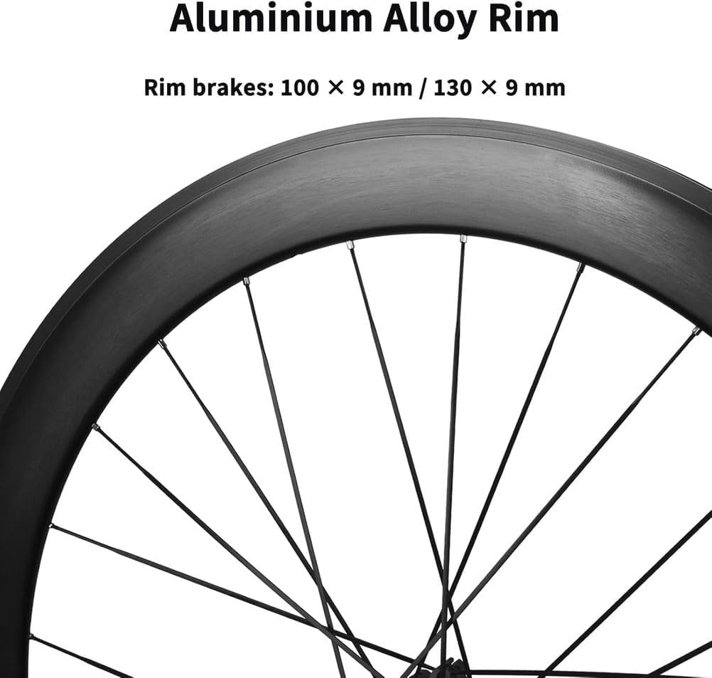 Ruote Bici Da Strada 700C C/V Freni Cerchi in Lega Di Alluminio 60 Mm Di Profondità Ruote Clincher 23/25/28C Anteriori 2 Posteriori 5 Cuscinetti