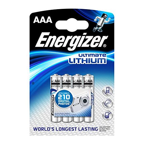ENERGIZER Lot de 6 Blisters de 4 Piles Ultimate Lithium L92 AAA LR03 Micro