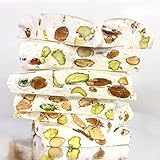 Andy Anand Mixed Nut Soft Brittle, Nougat, Turron Made With Wildflower Honey, Taste In Every Bite, Made in Europe, Slowly Savor With A Luxuriously Creamy Feel, Gluten Free 7 Oz