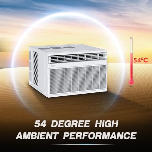 Image of Haier 1.5 Ton 3 Star Fix Speed Top Flow Window AC (Copper, Jet Air Flow, Anti Bacterial Filter, Cools at 54C Temp, Dynamic Cooling - HWU18TF-EW3BE-FS,White)