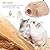 Balacoo Hamster Shaped Home Warm Cotton Hamsters Beds Hamster Houses Nest for Small Animals Pet Supplies,Light Brown
