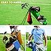 Tatuo 20 Pack 5 Colors Microfiber Golf Towel with Hook Clip Waffle Pattern Golf Towel Accessories for Men Women Convenient Gadgets Sports Fishing Bag for Home Gym Kitchen(20 Pcs)