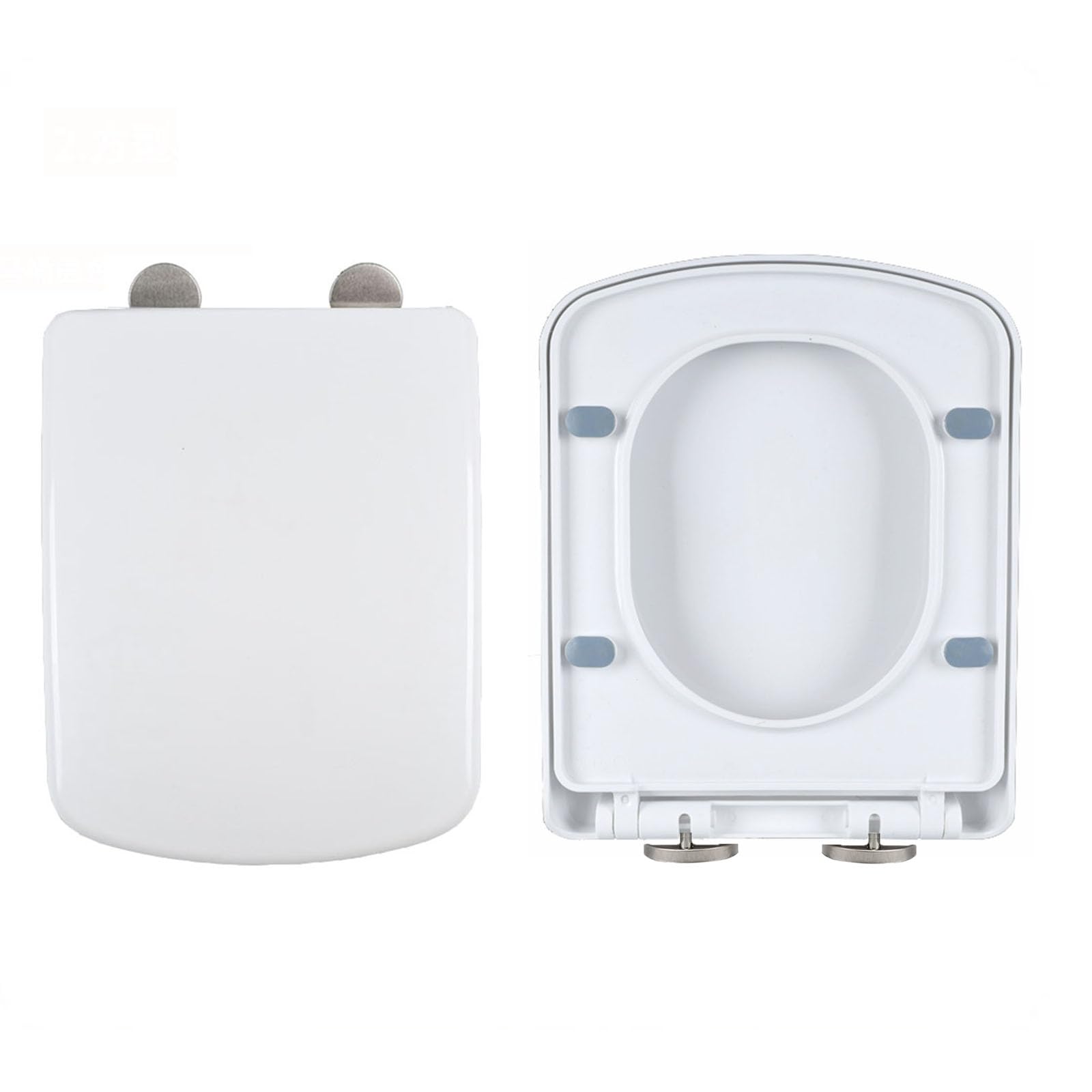 Slow Close Toilet seat Quiet Mute Thicken fits Square Toilet Bowls Exact Size 355435mm, Close, Slow, Toilet, Thicken, Quiet, seat, Mute, fits, Adjustable, Lightweight