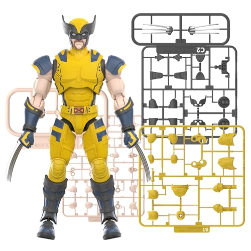 Image of BLOKEES - Marvel Studio's Deadpool & Wolverine - Champion Class - CC05 - Wolverine Model Kit - Assembly Required - No Tools - No Cutting - No Glue - No Paint - Age 14+
