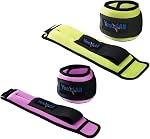 Yes4All Ankle Weights for Women, Men with Adjustable Strap, Leg Weights & Wrist Weights for Jogging, Walking, Gymnastics, Aerobics – Pair Set from 2 lbs to 10 lbs