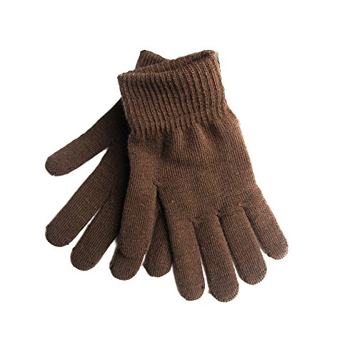 Geicyjiecy Mellons Winter Magic Gloves Warm Strecty Knit Gloves For Men Women Coffee One Size