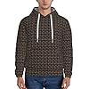 OAZCVBNN Cute Brown Cartoon Owls Print Men'S Hoodie Warm Lightweight Sweatshirt Winter Autumn Casual Stretchy Breathable #1