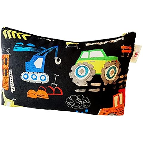 Kids Cotton Washbag - Diggers Cover