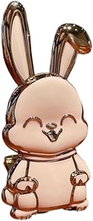 Aprilsunnyzone Paquete de 2 soportes de escritorio para teléfono con forma de conejo, ángulos ajustables de 360 grados, construcción ligera y estable, paquete de 2 (rosa)