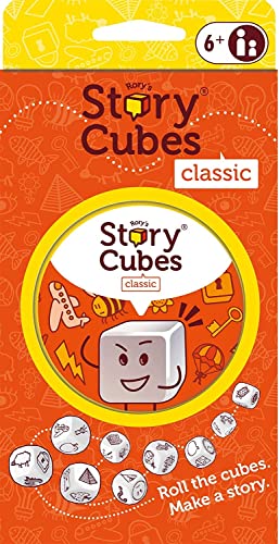 Rory's Story Cubes (Eco-Blister) | Storytelling Game For Kids And Adults | Fun Family Game | Creative | Ages 6 And Up | 1+ Players | Average Playtime 10 Minutes | Made By Zygomatic #TOP1