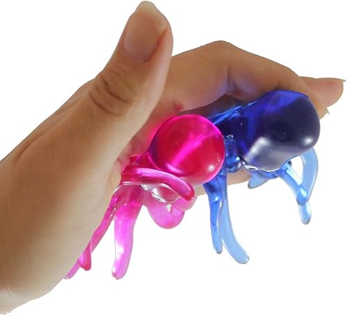 Miniatura 5 de Juguete ultra pegajoso de 2 pulpos, juguete novedoso súper pegajoso, manos pegajosas (colores aleatorios)