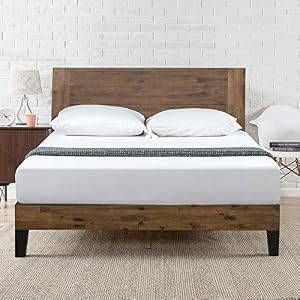 Zinus Tonja Wood Platform Bed Frame with Headboard 13 Inch Euro Top Pocket Spring Hybrid Mattress Zinus Tonja Wood Platform Bed Frame with Headboard 13 Inch Euro Top Pocket Spring Hybrid Mattress