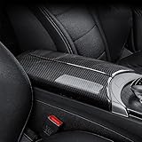 Carbon Fiber Center Console Armrest Box Protector Cover Armrest Panel Trim Interior Accessories Compatible with Mercedes Benz G-Class W464 G63 AMG G550 G500 2019-2023
