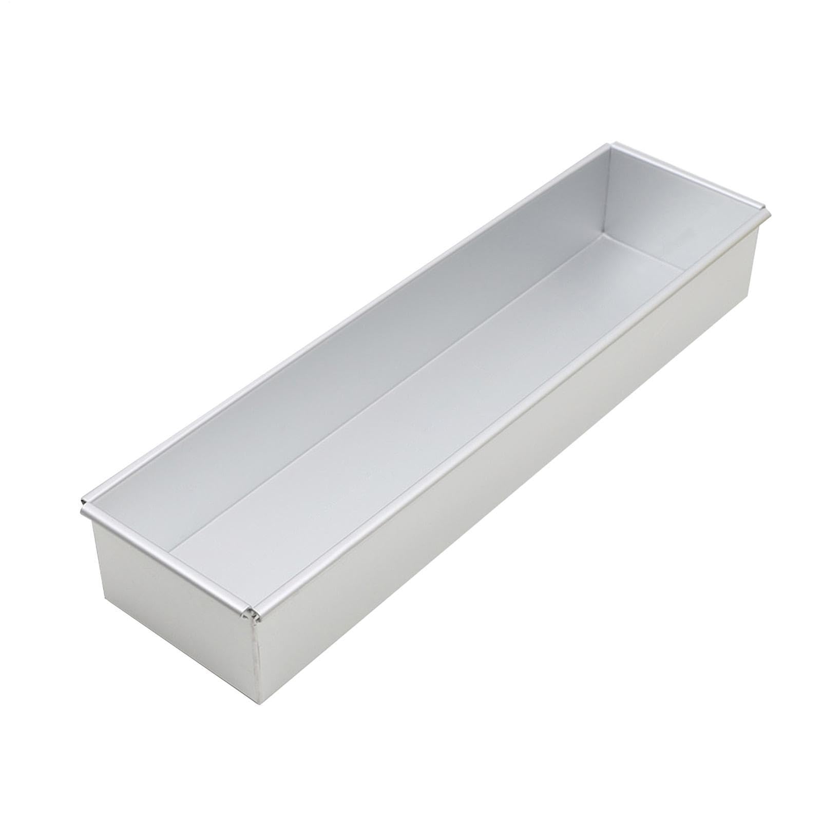 Moule à gâteau rectangulaire plat de cuisson antiadhésif aluminium