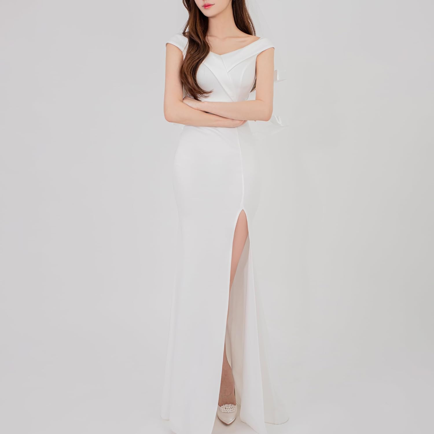 LILYDRESS Juliet Long Dress – Elegant Mermaid Gown with Front Slit - Image 5
