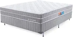 Cama Box com Colchão Casal Premium Molas Ensacadas com Espuma D33 Astronasa 138x188cm BF Colchões