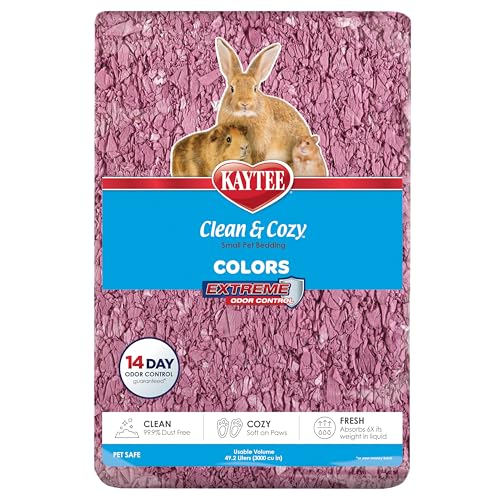 Kaytee Clean & Cozy Colors, Small Animal Bedding with Extreme