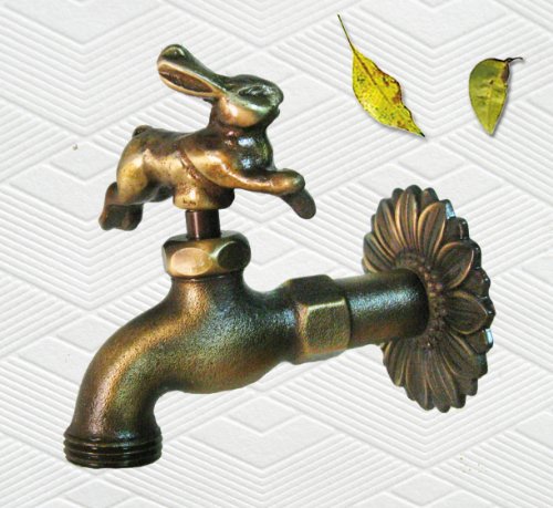 Brass Rabbit Garden Outdoor Faucet #TOP2