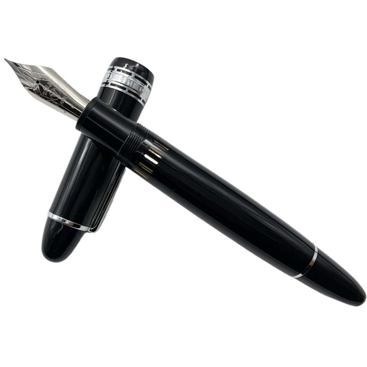 Stylo plume cadeau pour étudiants avec mécanisme à piston