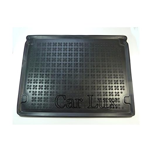 Car Lux AR02064 - Alfombra Cubeta Protector Cubre Maletero de Goma y Enrollable Premium para Partner Tepee