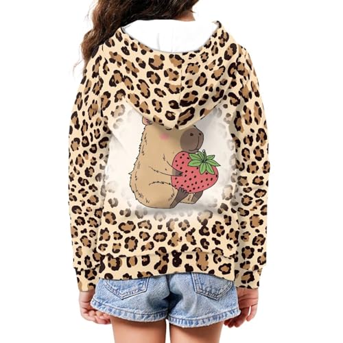 Kid's Casual Zipper Hooded Sweatshirt Jacket Girl's Zip Up Hoodies Hoody Athletic Sweatshirts with Front Pockets2