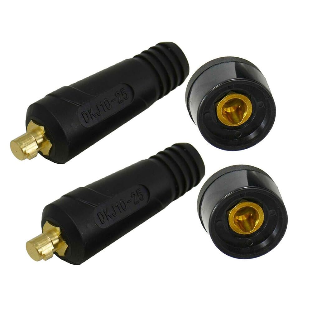 Connettore giunto per cavo di saldatura, attacco rapido DKJ10-25 per saldatrice, accessori per presa pannello resistente
