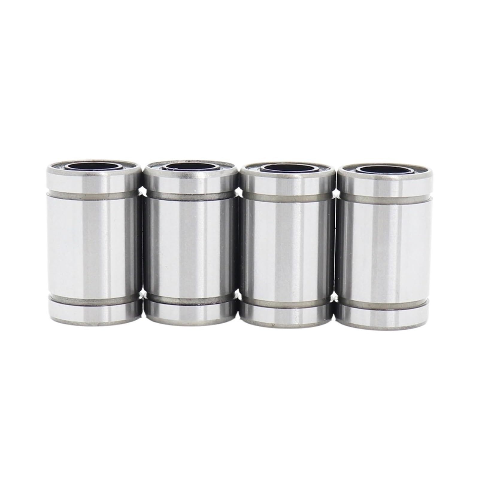 Bearings, LM UU Linear Motion Bearings (4 Pcs) LM4UU LM6UU LM8UU LM10UU LM12UU LM13UU LM16UU LM20UU LM25UU Standard Bearings(LM16UU)(LM4UU)