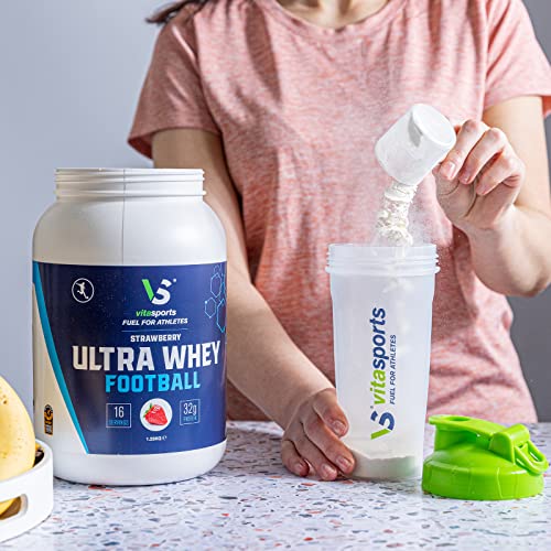 VitaSports Protein Shaker with Mixer Ball (600ml) - Leak Proof Screw Lid, Fitness Gym Workout Portable Drink Bottle for Men and Women - Image 4