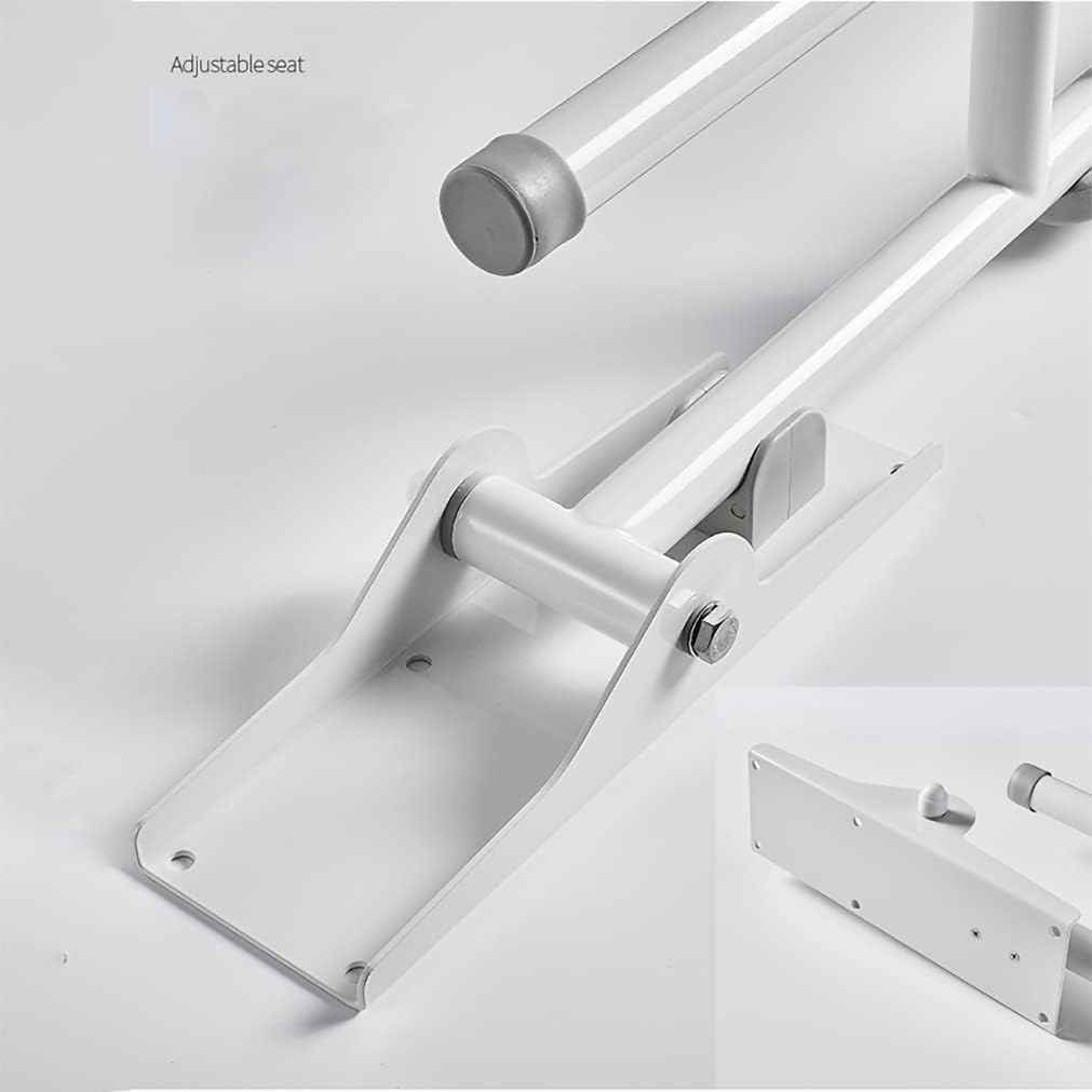 Barra de sujeción Asidero de pared seguro WC plegable Asidero de sujeción plegable antideslizante Ayuda de pie de seguridad con portarrollos de papel higiénico para mujeres embarazadas personas mayore