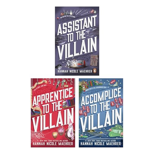 Assistant and the Villain Series 3 Books Collection Set: Assistant to the Villain, Apprentice to the Villain and Accomplice to the Villain (Assistant ... series) book set by Hannah Nicole Maehrer)