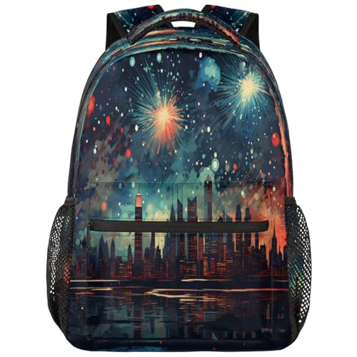 Sac à dos ordinateur portable City Fireworks pour vos voyages et trajets quotidiens