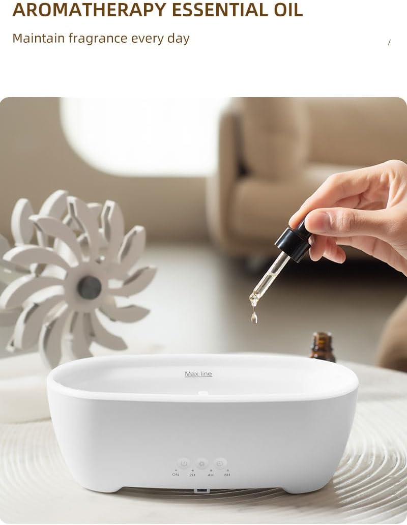 Windmill Aromatherapy Diffuser, 300ml Cloud and rain humidifier, Indoor Aromatherapy Machine, Baby humidifier.