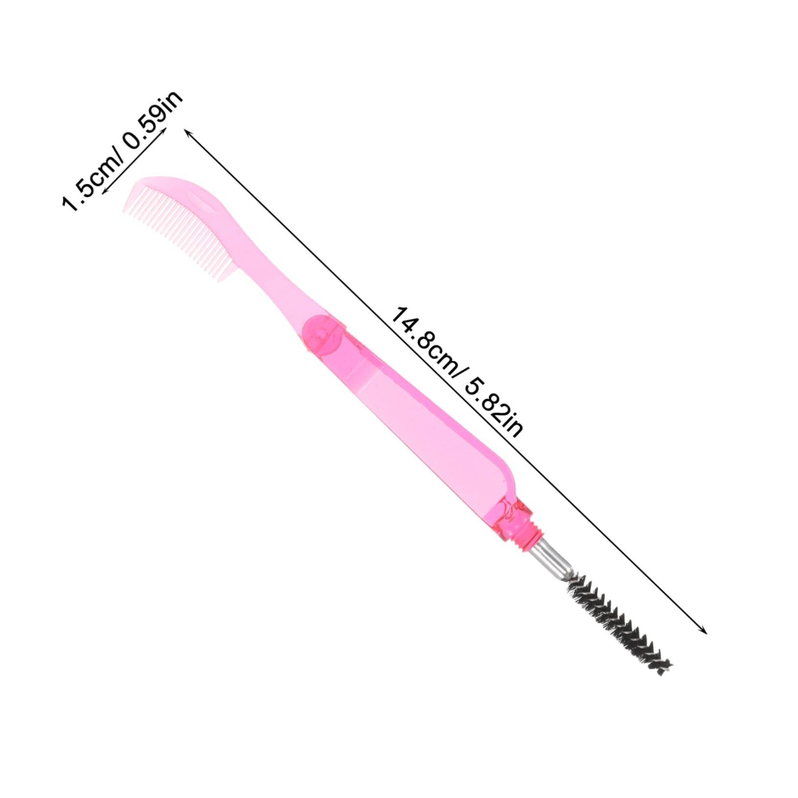 PLAFOPE Eyelash Separator Tool 2in1 Folding Brush Makeup Applicator Beauty Tool Grooming Eyebrow Brush