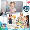 Chiisong 24 Sets Fishbowl Paper Crafts for Kids Summer Fish Tissue Paper Sign Craft Kit Make Your Own Aquarium DIY Paper Craft Art Projects for Kids Fun Classroom Home Activities, 4 Styles #5