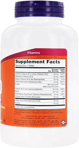 Miniatura 2 de Now Foods Tableta B-50 250