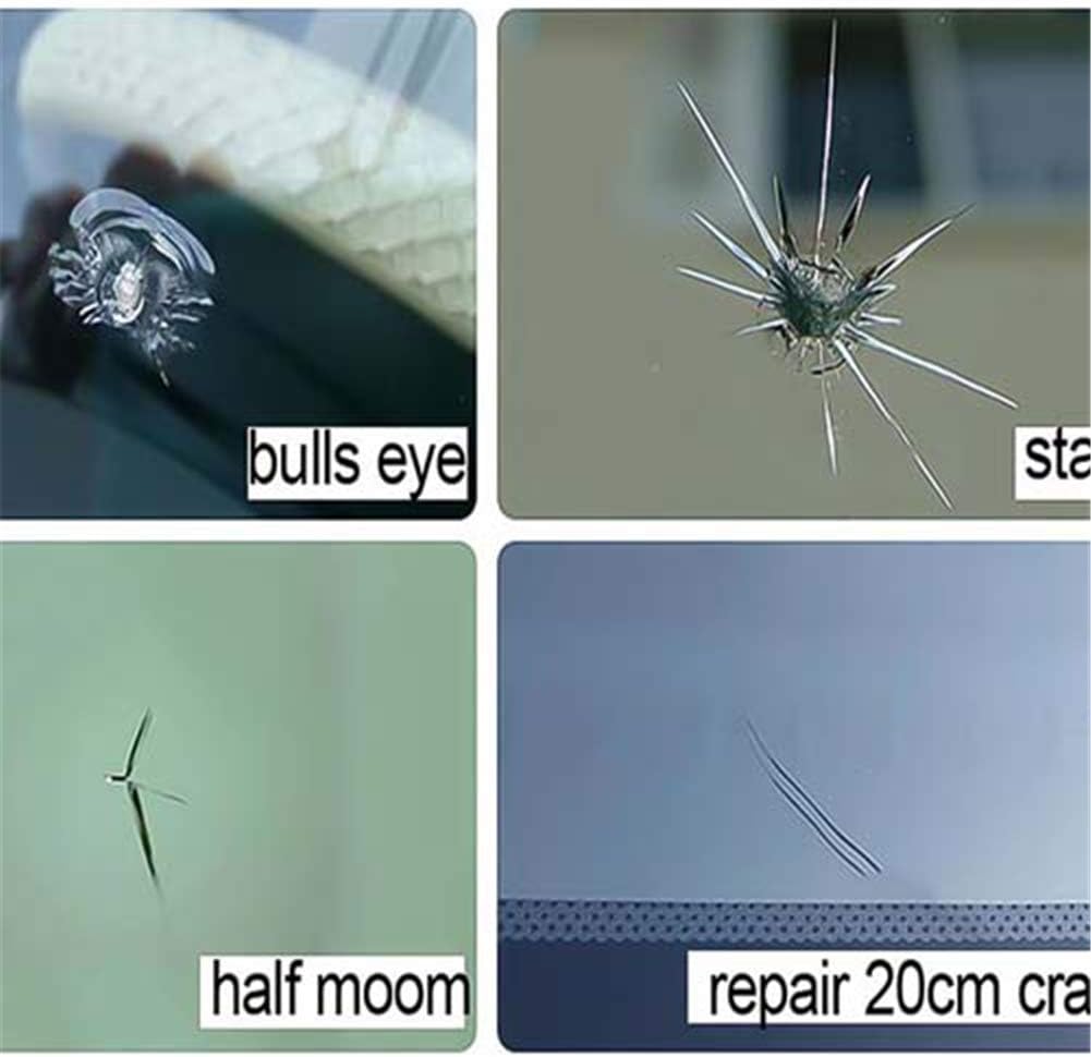 Amazon Wybf 自動車用ガラスナノ補修液 フロントガラス修理キット フロントガラス修理 樹脂 丈夫な車修理 車用傷リムーバー ウィンドウケア 車 バイク