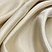 YOUR SMILE Pure Beige Silk Feeling Scarf Women's Fashion Large Square Satin Headscarf (332)