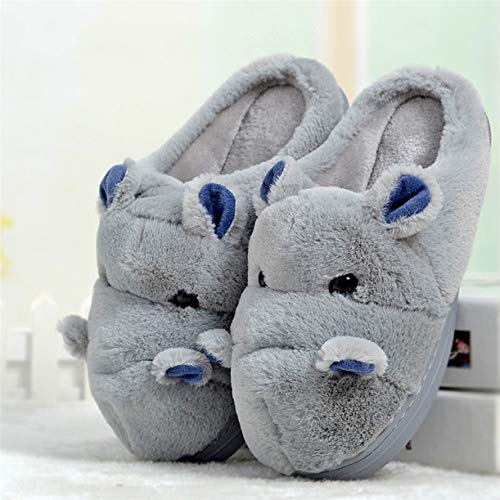 Cotton Slippers for Adults & Kids - Plush Hippo & Animal Designs, Perfect for Home2