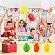 Plastikeier Ostern, Ostereier Plastik Deko Draußen Bunte 3D Spinner Stressabbau Spielzeug Ostereier aus Kunststoff Osterdeko zum Aufhängen für Kinder und Erwachsene
